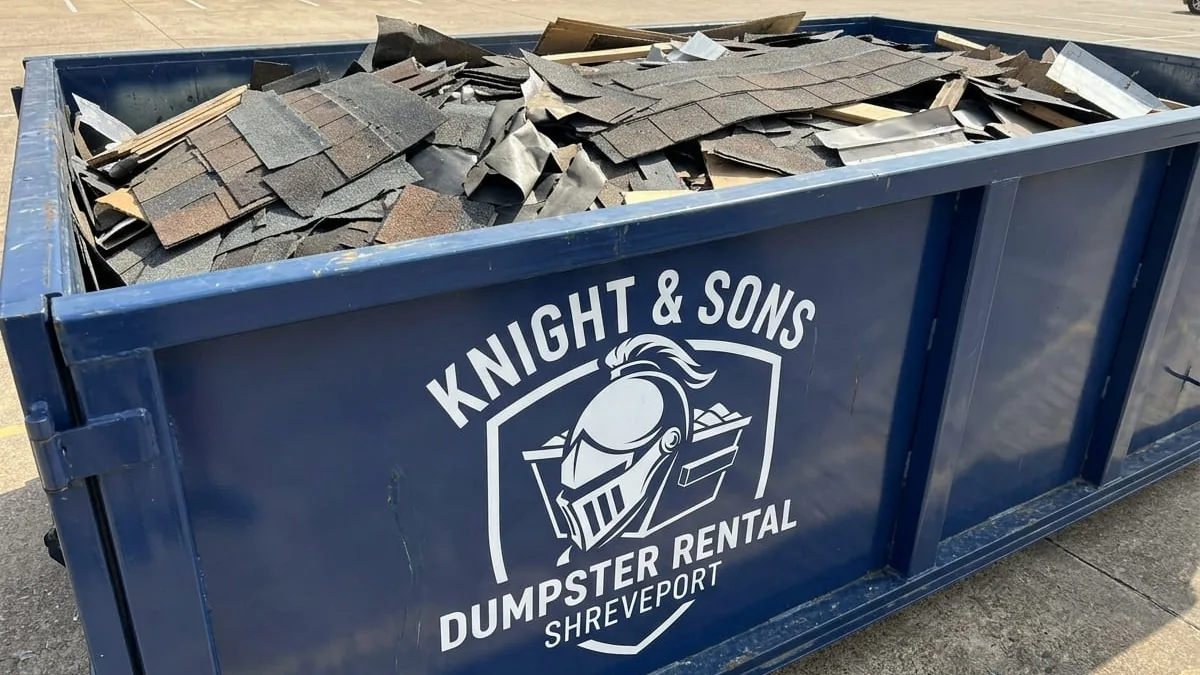 Roofing Tear-Off Dumpster Guide for Shreveport Homeowners Roofing Tear-Off Dumpster Guide for Shreveport Homeowners