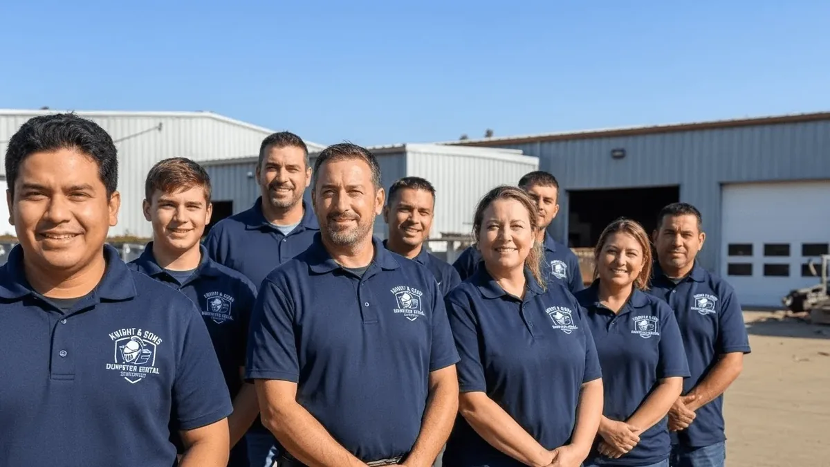 Knight & Sons Dumpster Rental Shreveport service area across the Shreveport area