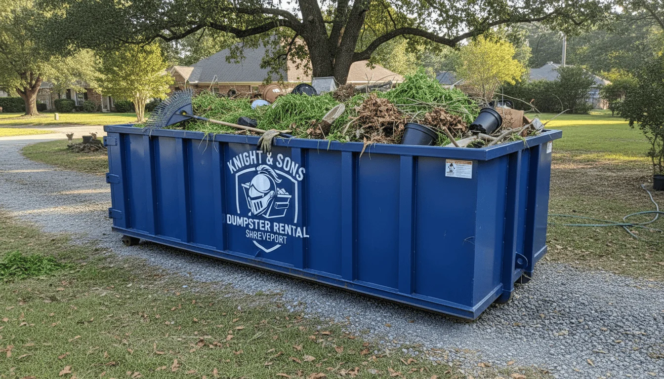 Yard Waste Dumpster Rental Shreveport LA-img